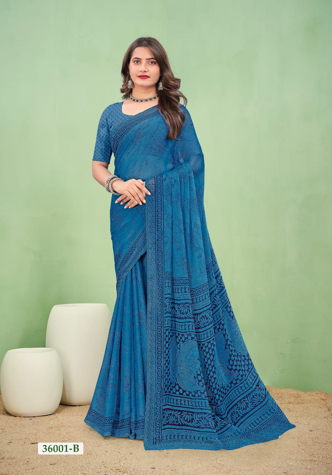 Star Chiffon 168 Printed Daily Wear Sarees Wholesale Price In Surat
